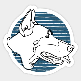 Regal Doberman Sticker